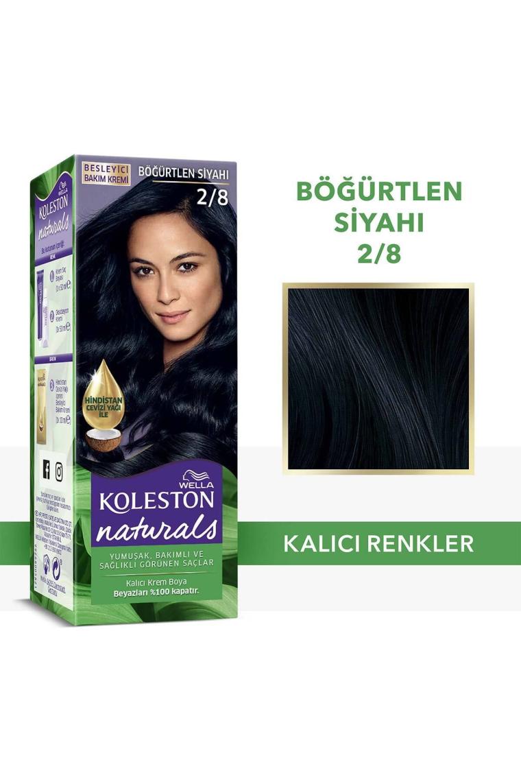 Wella Koleston Naturals 2/8 Böğürtlen Siyahı Saç Boyası