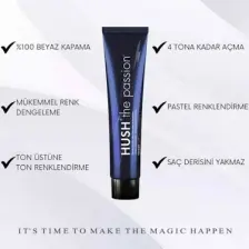 Hush The Passion Smart Saç Boyası 7/11 Yoğun Küllü Kumral 60ML