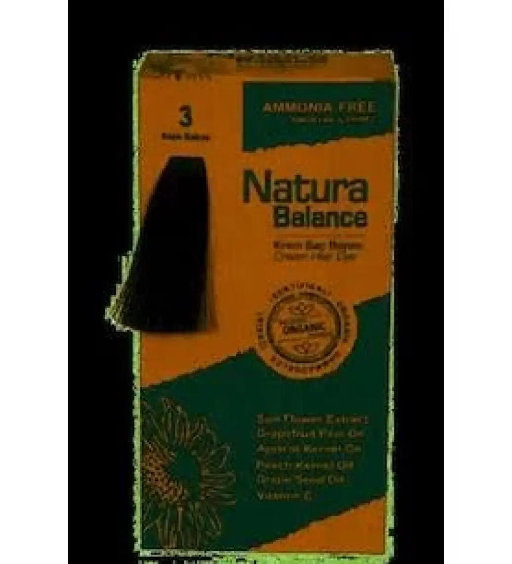 Natura Balance (Krem Saç Boyası) Koyu Kahve 3 60ML