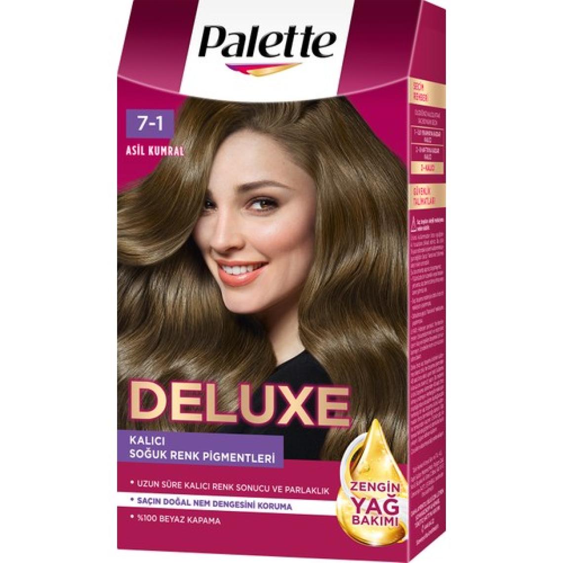 Schwarzkopf Palette Deluxe Yoğun Renkler 7-1 Asil Kumral Saç Boyası