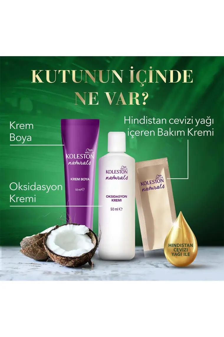 Koleston Naturals Boya  8/0 Açık Kumral