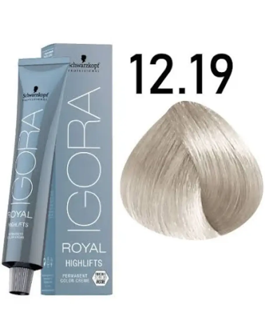 Schwarzkopf Igora Royal Saç Boyası 12-19 Özel Açıcı-Sandre Viyole 60 ml