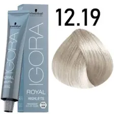 Schwarzkopf Igora Royal Saç Boyası 12-19 Özel Açıcı-Sandre Viyole 60 ml