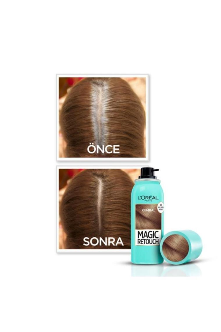 Loreal Paris Magic Retouch Beyazlar için Anında Kapatıcı Sprey 75 ml Kumral