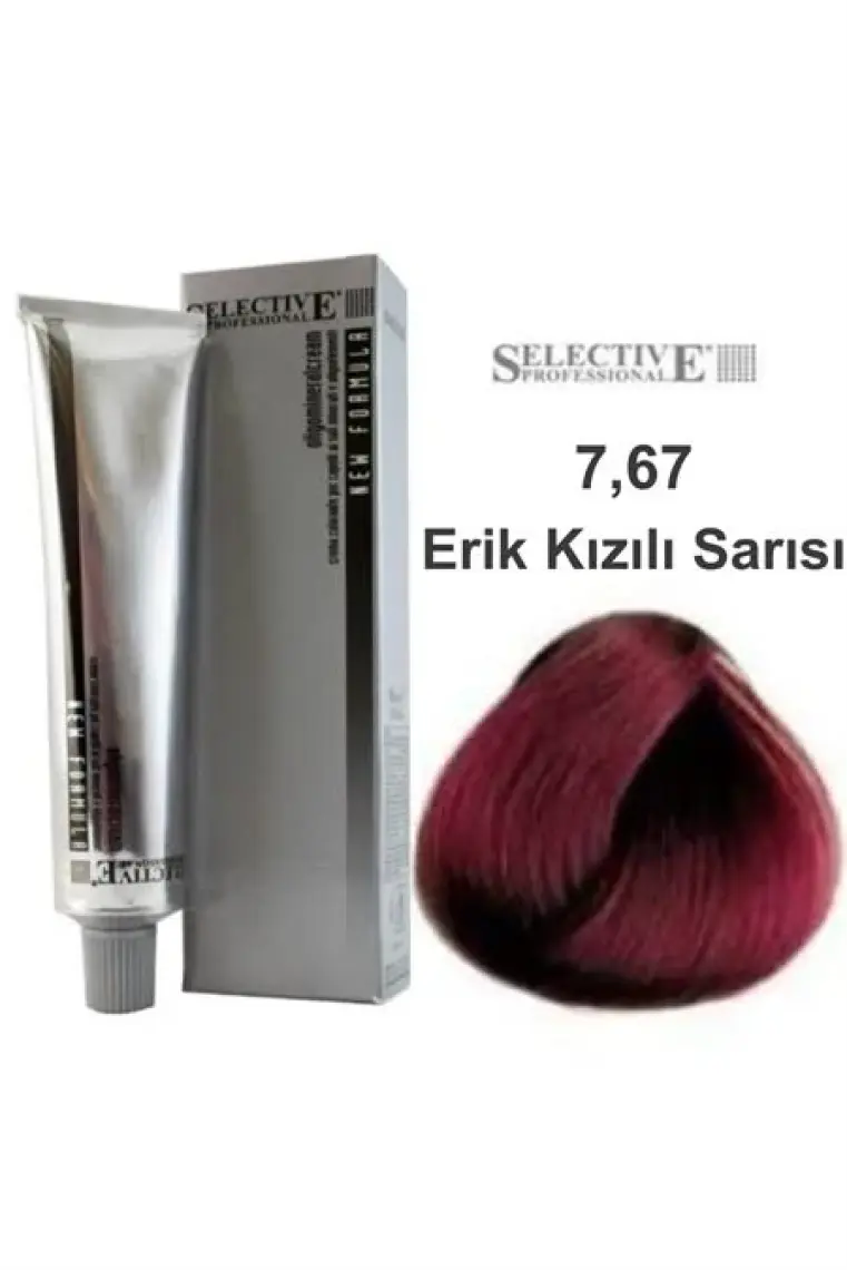 Selectıve Professıonal Tüp Saç Boyası 7,67 New10 Erık Kızılı Sarısı