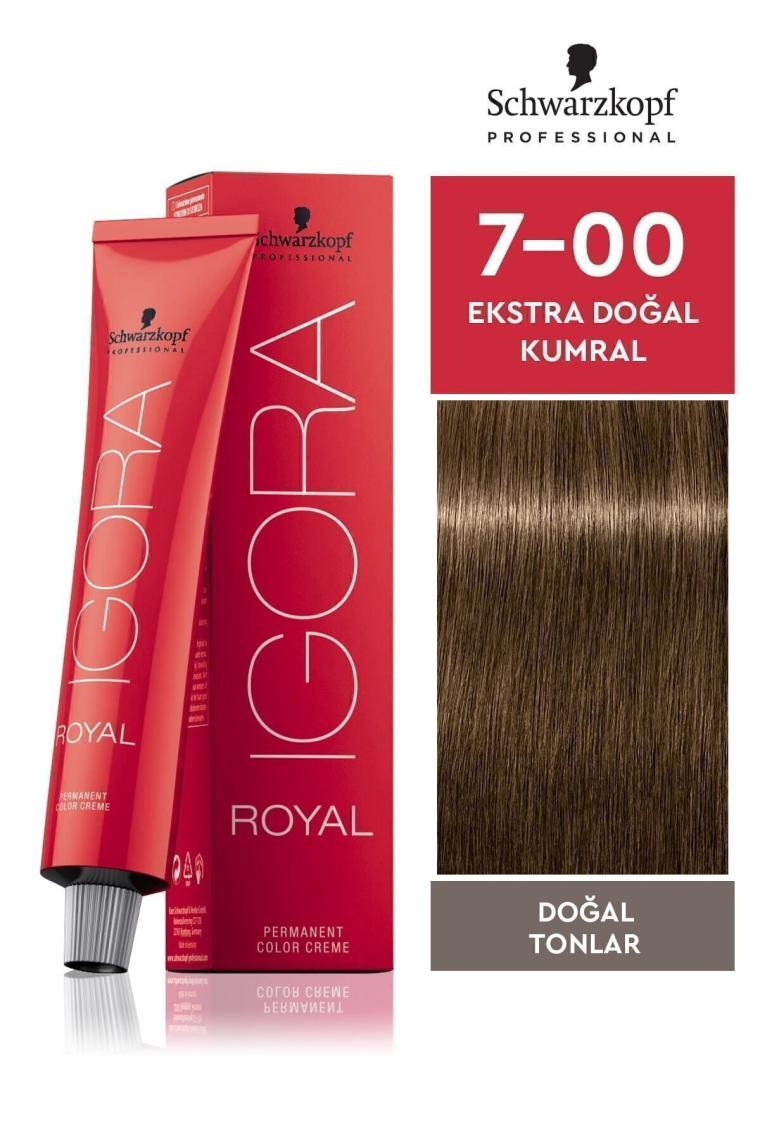 Schwarzkopf Igora Royal Saç Boyası 7-00 Ekstra Doğal Kumral 60 ml