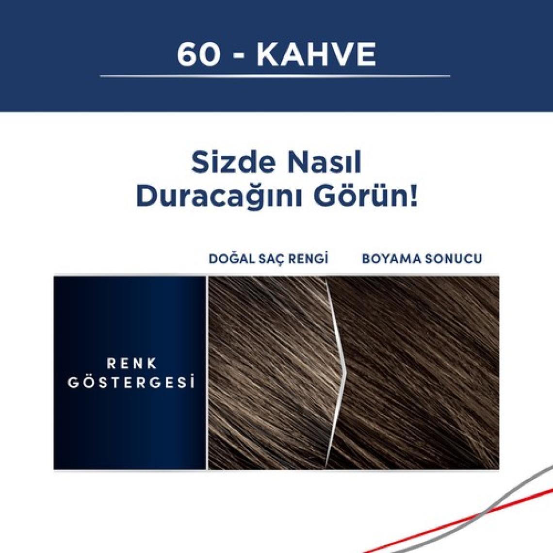 Schwarzkopf Men Perfect Beyazlara Karşı Jel Boya 60 Kahve