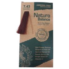 Natura Balance (Krem Saç Boyası) Kumral Bakır 7.43 60ML