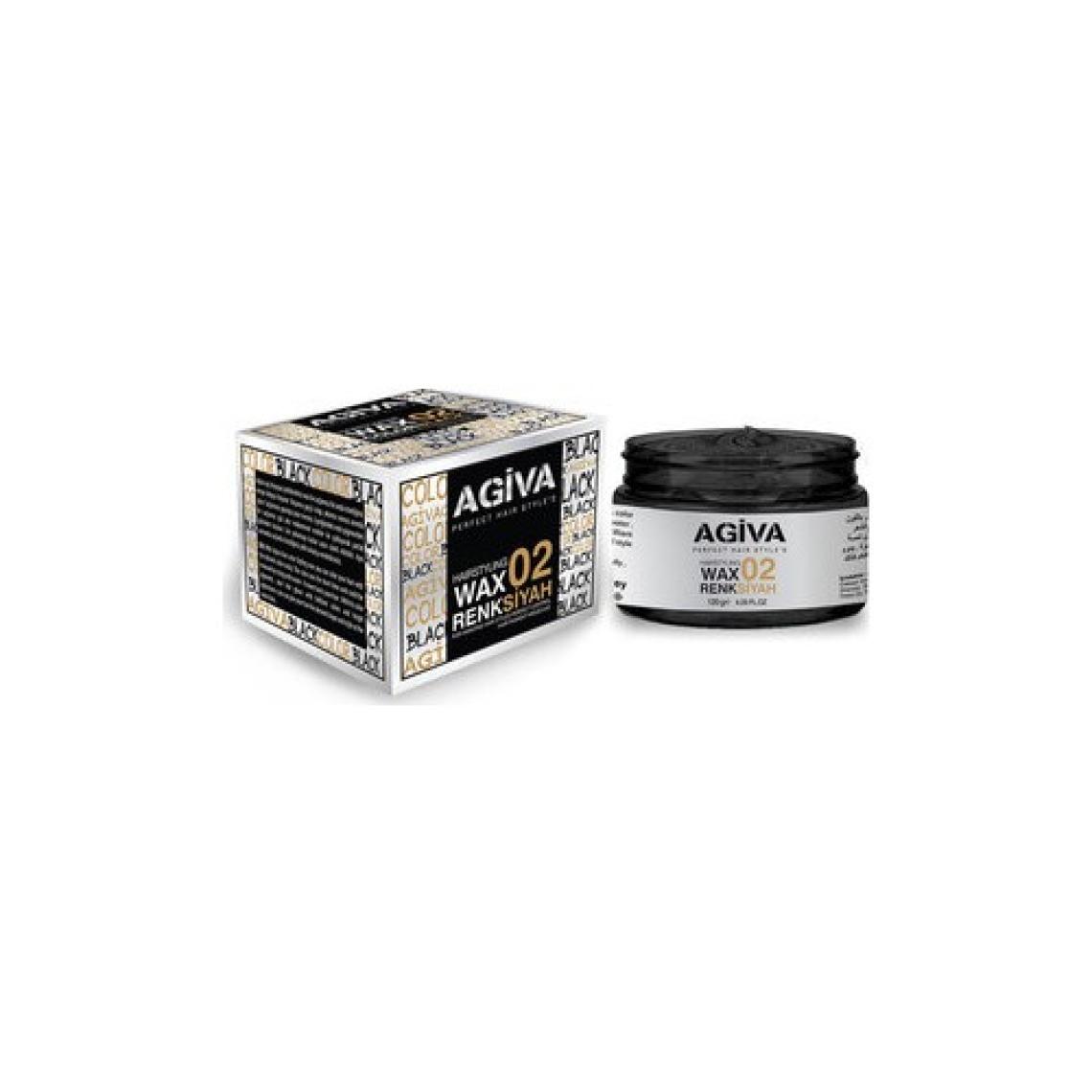 Agiva Renkli Color Wax 120 gr 02 Siyah