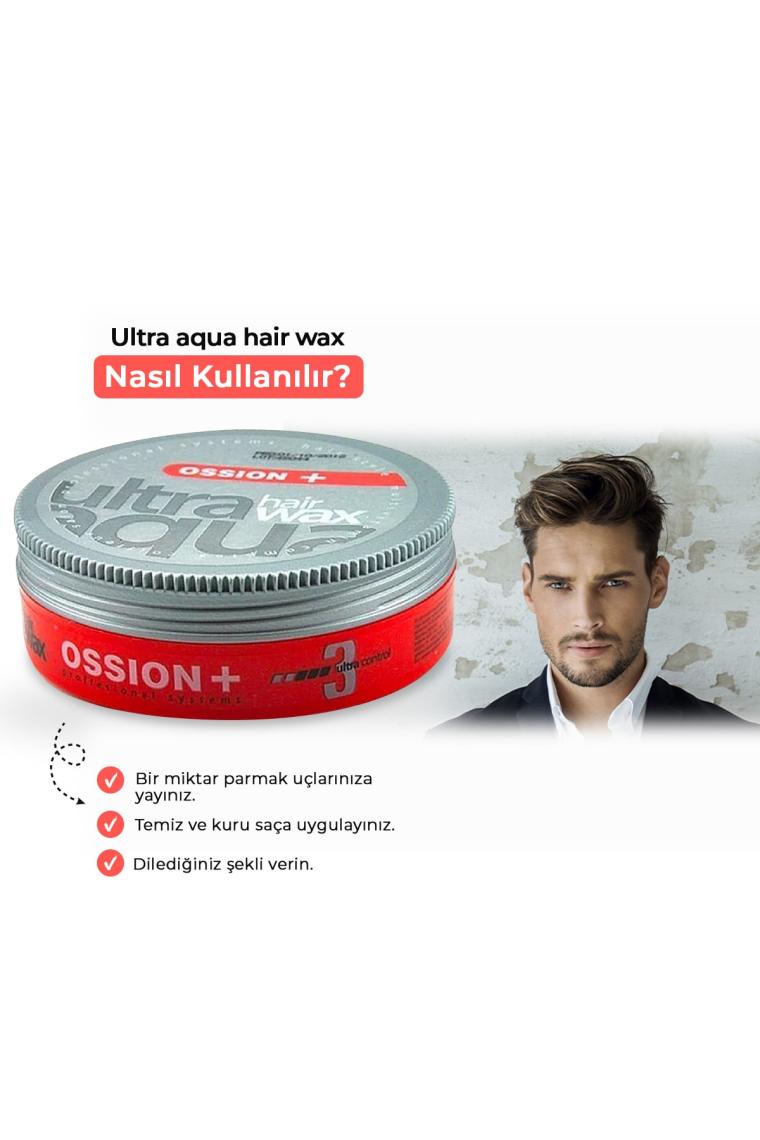 Morfose Ossıon Ultra Aqua Wax Kırmızı 150ml