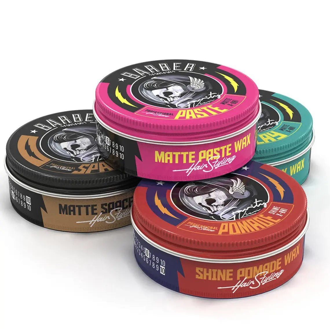 Barber Marmara Saç Şekillendirici Wax Space 100 ml, Tutuş: 10/10, Parlaklık: 0/10