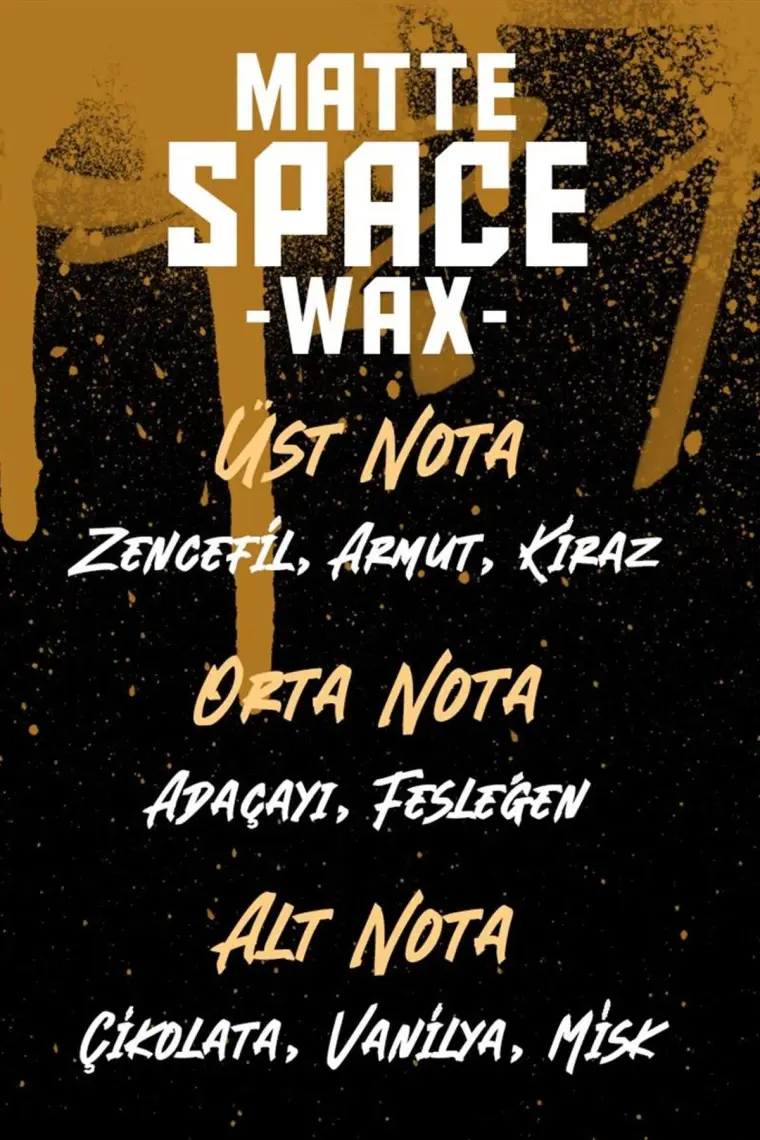 Barber Marmara Saç Şekillendirici Wax Space 100 ml, Tutuş: 10/10, Parlaklık: 0/10