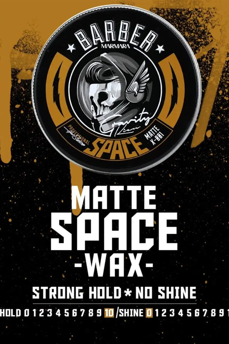 Barber Marmara Saç Şekillendirici Wax Space 100 ml, Tutuş: 10/10, Parlaklık: 0/10
