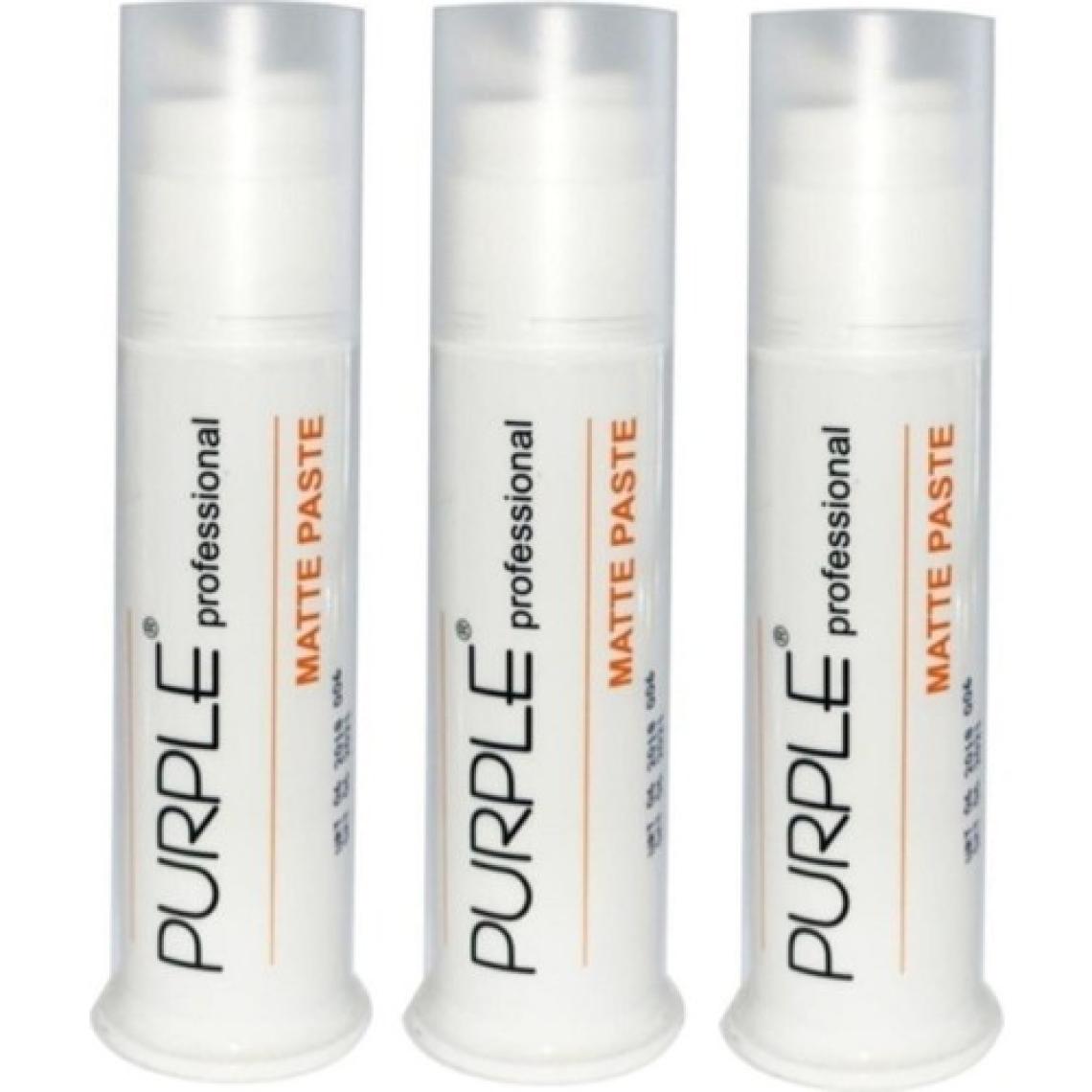 Purple Professional Purple Wax Matte Paste 3'lü Set