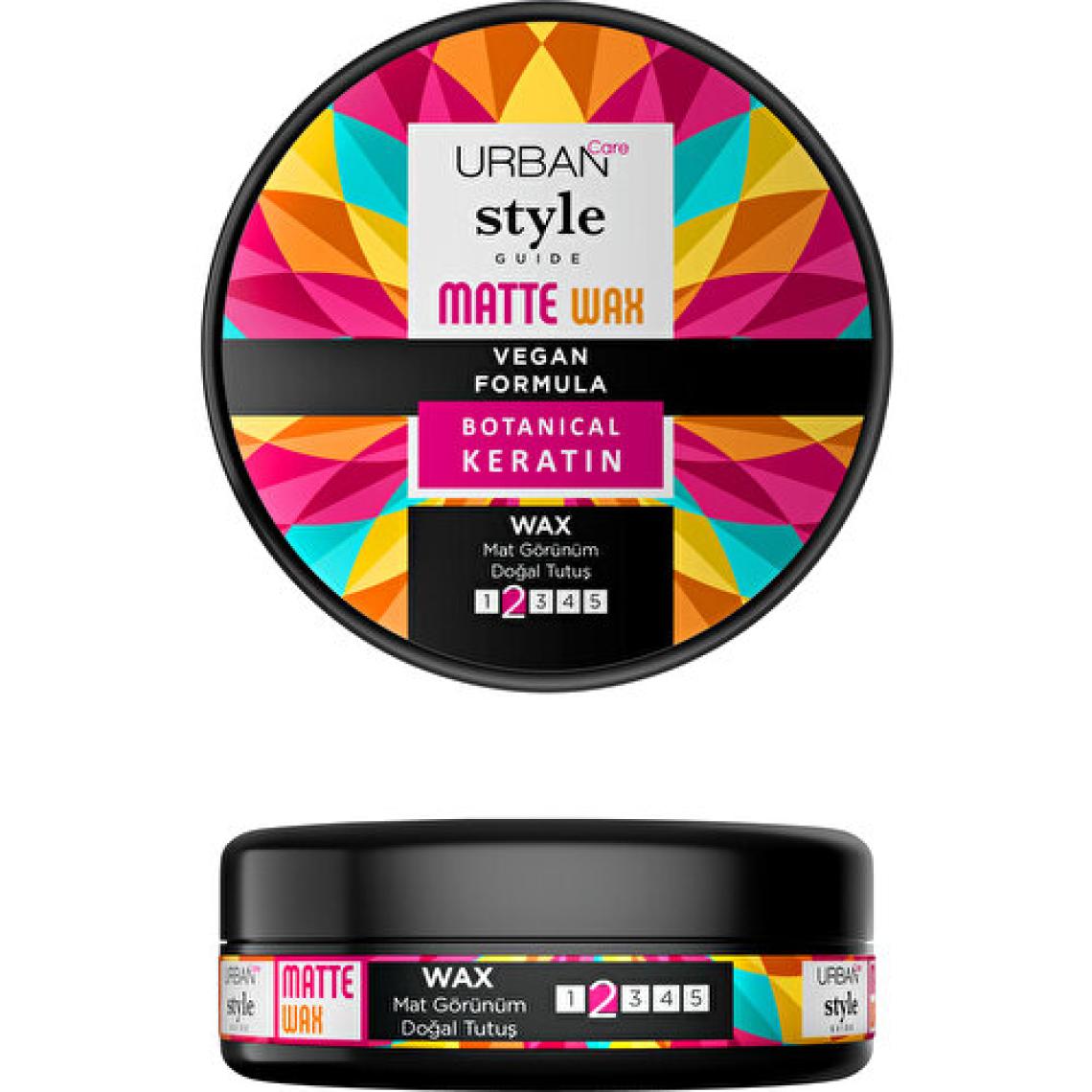 URBAN Care Style Guide Doğal ve Mat Görünüm Sağlayan Wax - Esnek Tutuş - Vegan - 100 ML