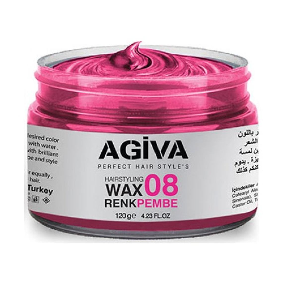 Agiva Renkli Color Wax 120 gr 08 Pembe