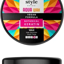 Style Guide Islak Görünüm Sağlayan Aqua Wax - Güçlü Tutuş - Vegan - 100 ml