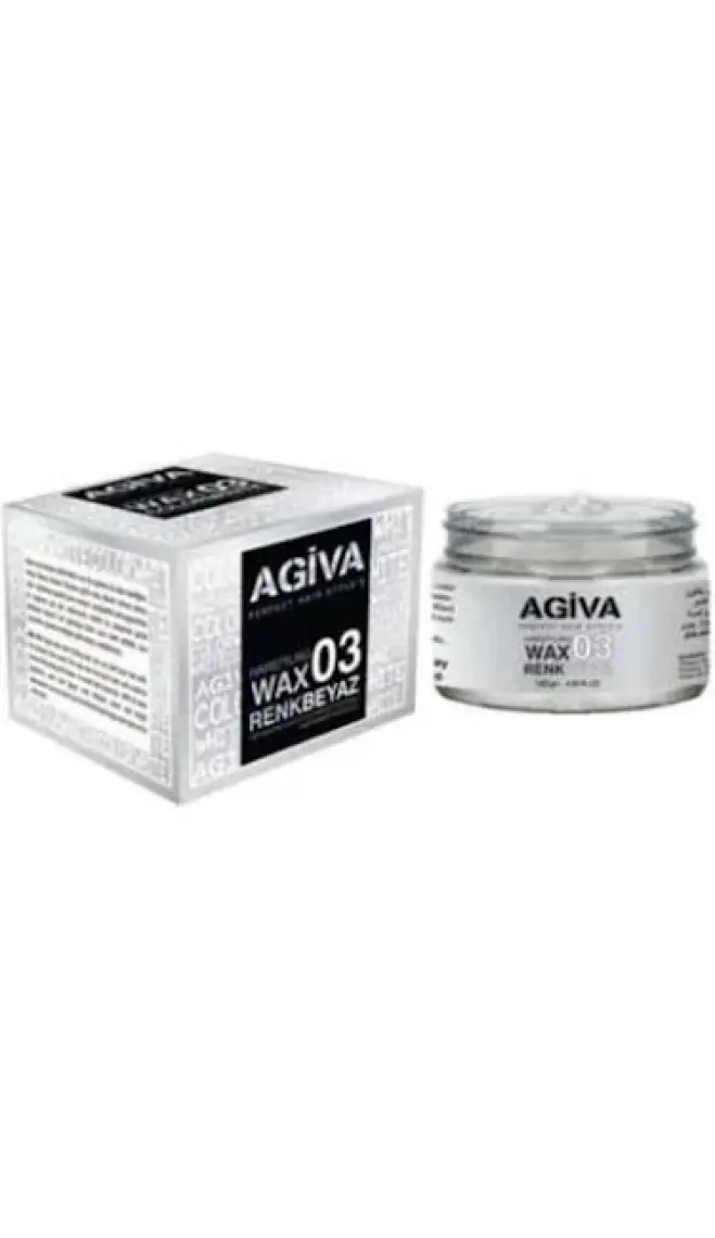 Agiva Hairstyling Wax 03 Beyaz - 120 gr