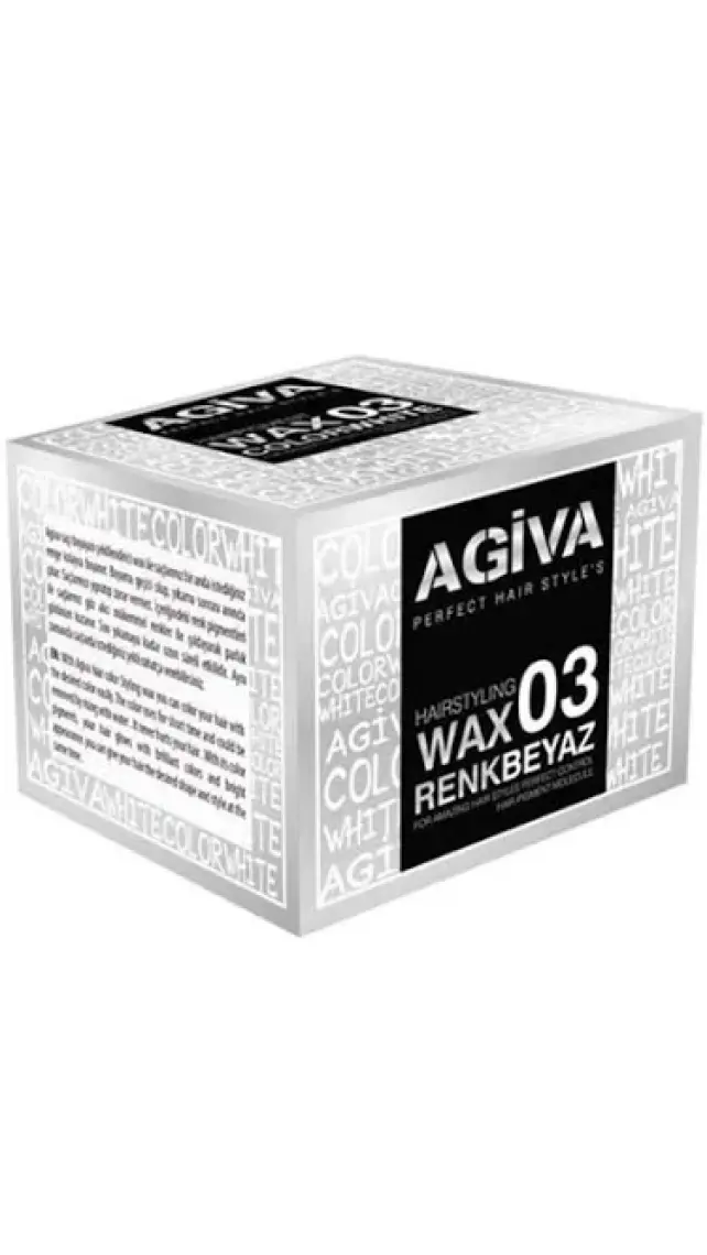 Agiva Hairstyling Wax 03 Beyaz - 120 gr