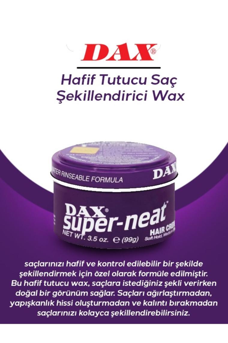 Super Neat 99 Gr - Hafif Tutucu Şekillendirici Wax