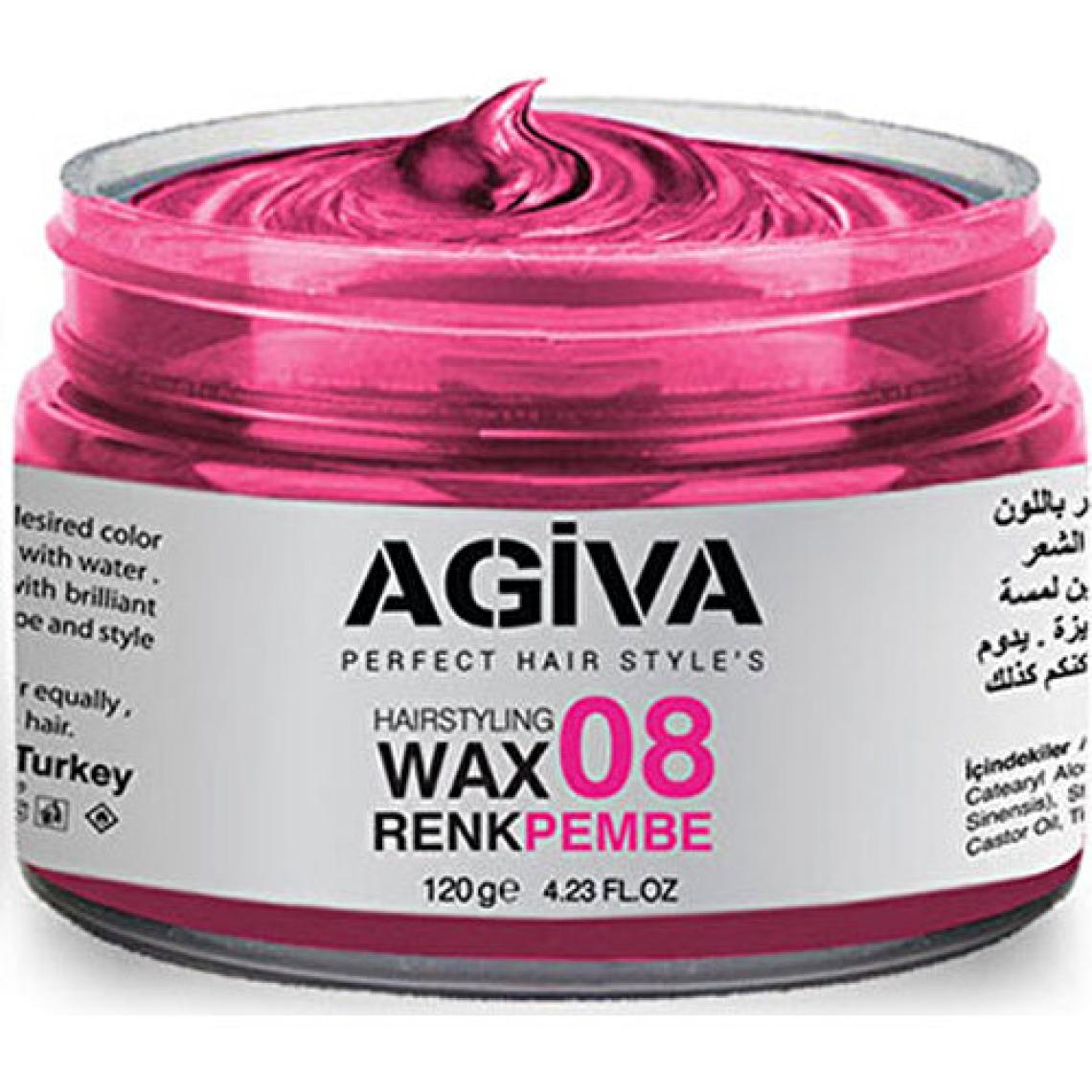 Agiva Hairstyling Wax 08 Pembe- 120 gr