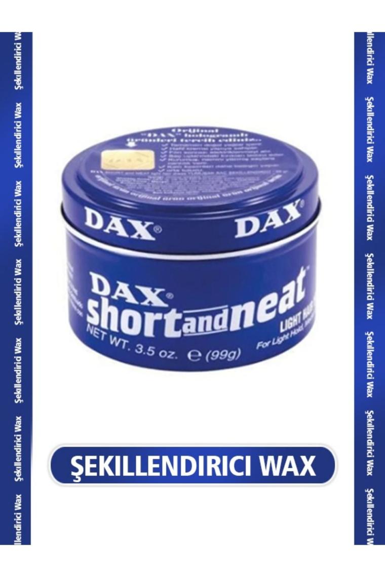 Short And Neat 99 Gr - Hafif Tutucu Şekillendirici Wax, Düz Saçlar