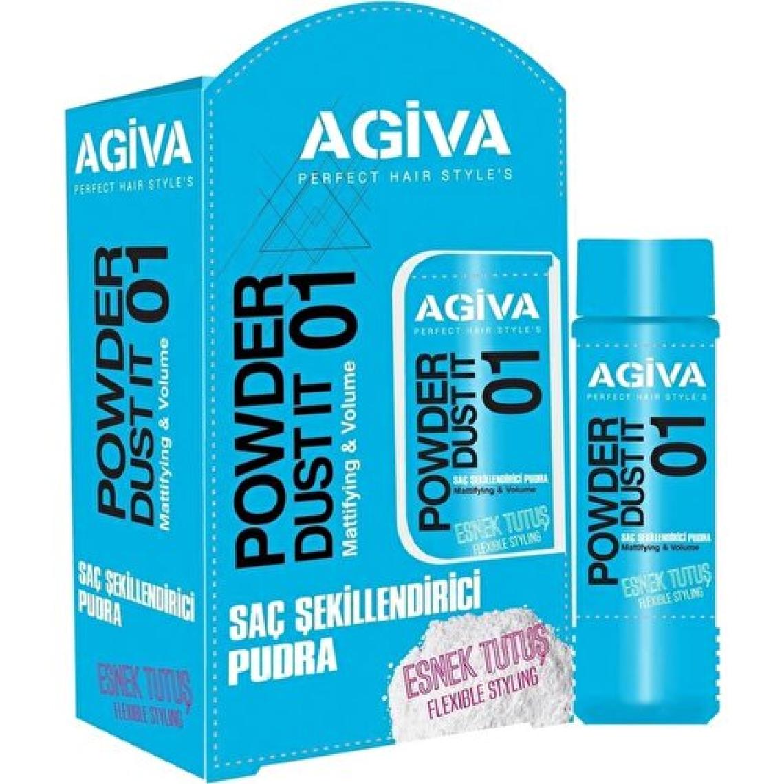 AGİVA SAÇ ŞEKİLLENDİRİCİ PUDRA - 01 ESNEK TUTUŞ