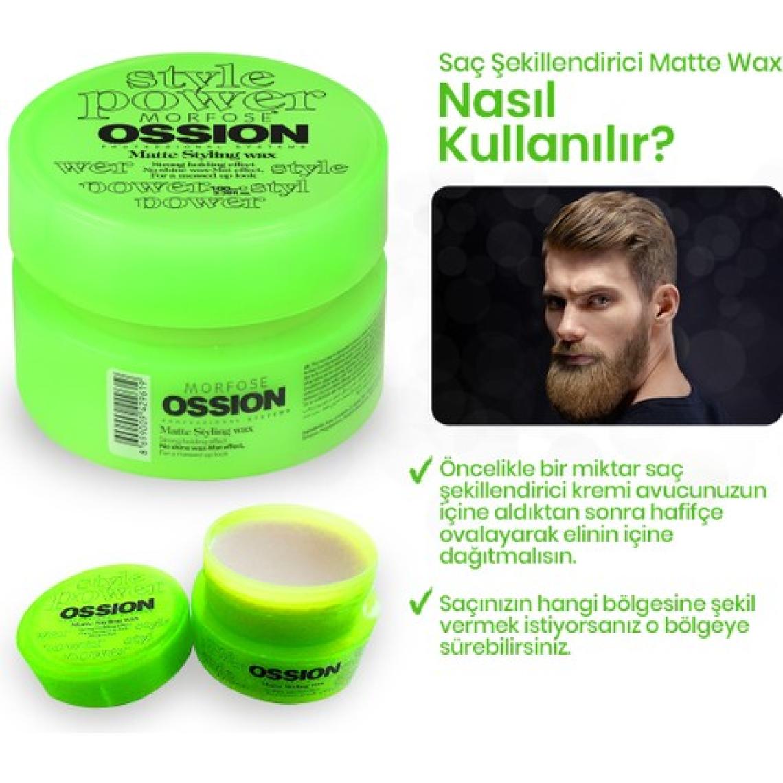 Morfose Ossıon Matte Stylıng Mat Wax 100Ml