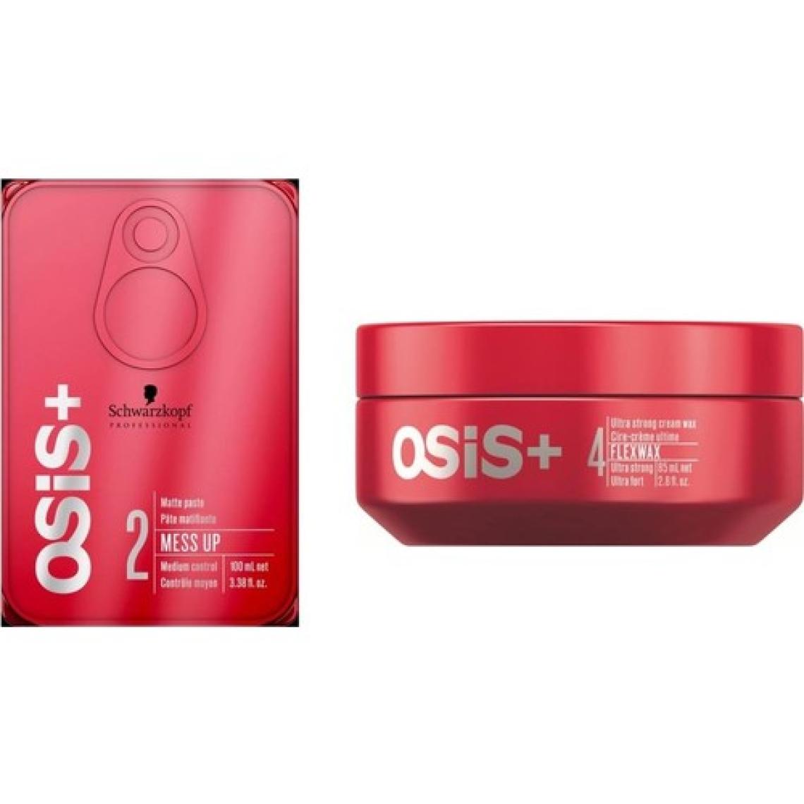 Osis Flex Wax Ultra Güçlü 85 ml+Osis Mess Up Mat Wax