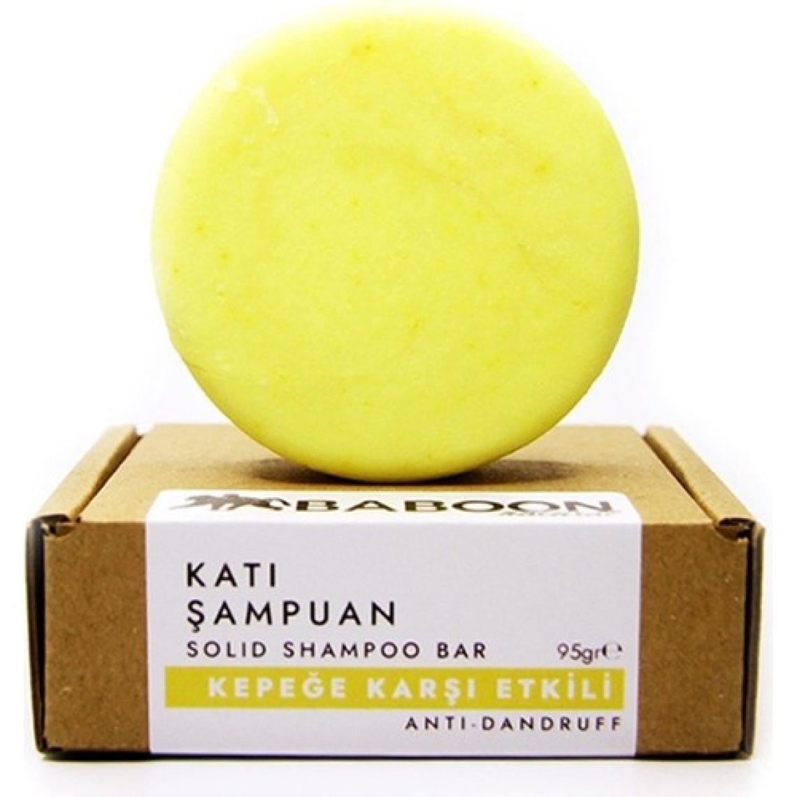 Baboon Natural Kepeğe Karşı Etkili Katı Şampuan - Anti-Dandruff 95 G