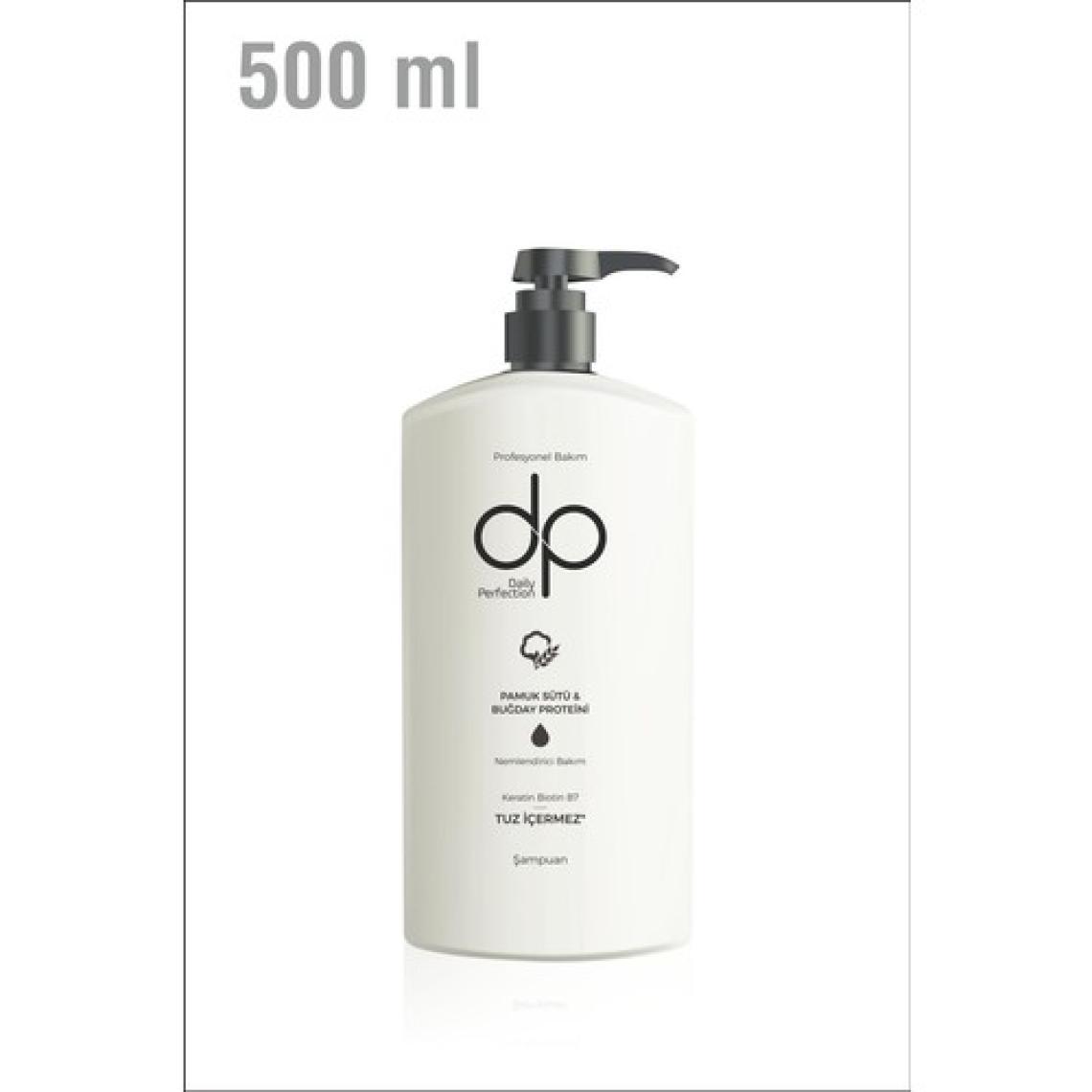 DP Daily Perfection Pamuk Sütü ve Buğday Proteini Tuzsuz Şampuan 500 ml