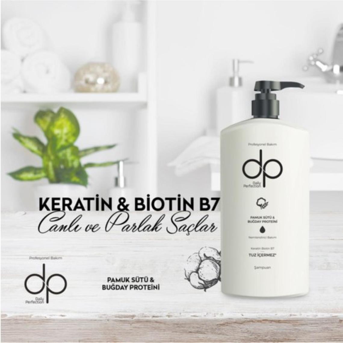 DP Daily Perfection Pamuk Sütü ve Buğday Proteini Tuzsuz Şampuan 500 ml