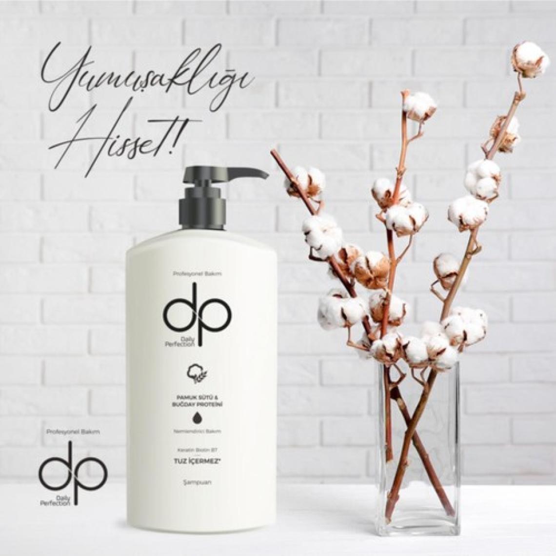 DP Daily Perfection Pamuk Sütü ve Buğday Proteini Tuzsuz Şampuan 500 ml