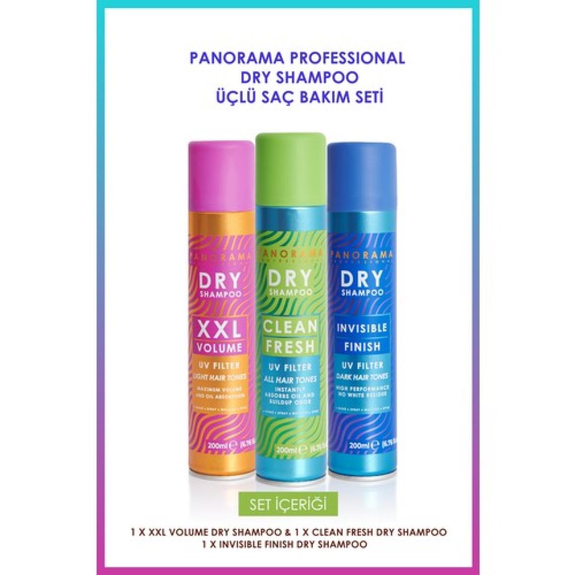 Panorama Professional Dry Shampoo Invisible Uv Filtre Kuru Şampuan