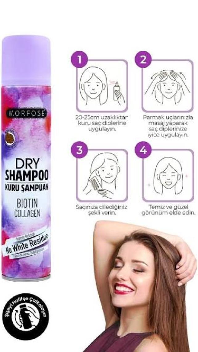 Morfose Tazeleyici & Arındırıcı Kuru Şampuan 200 ml