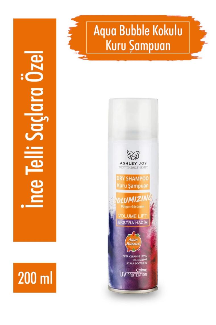 Çabuk Sönen Ve Yağlanan Saçlar Için Hacim Veren Kuru Şampuan Aqua Bubble Kokulu 200 ml