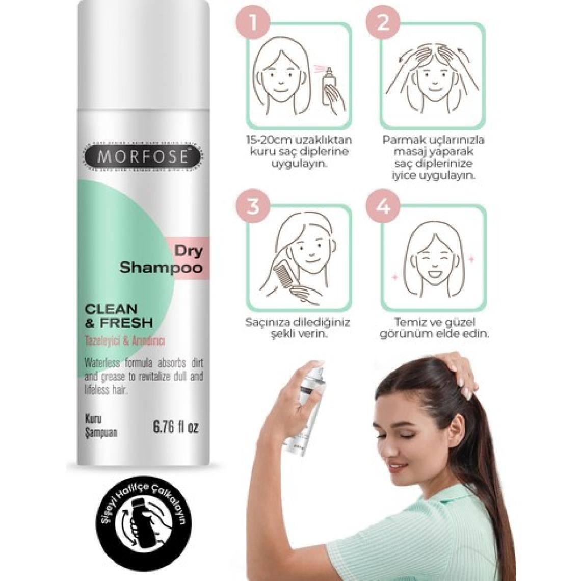 Morfose Tazeleyici & Arındırıcı Kuru Şampuan 200 ml