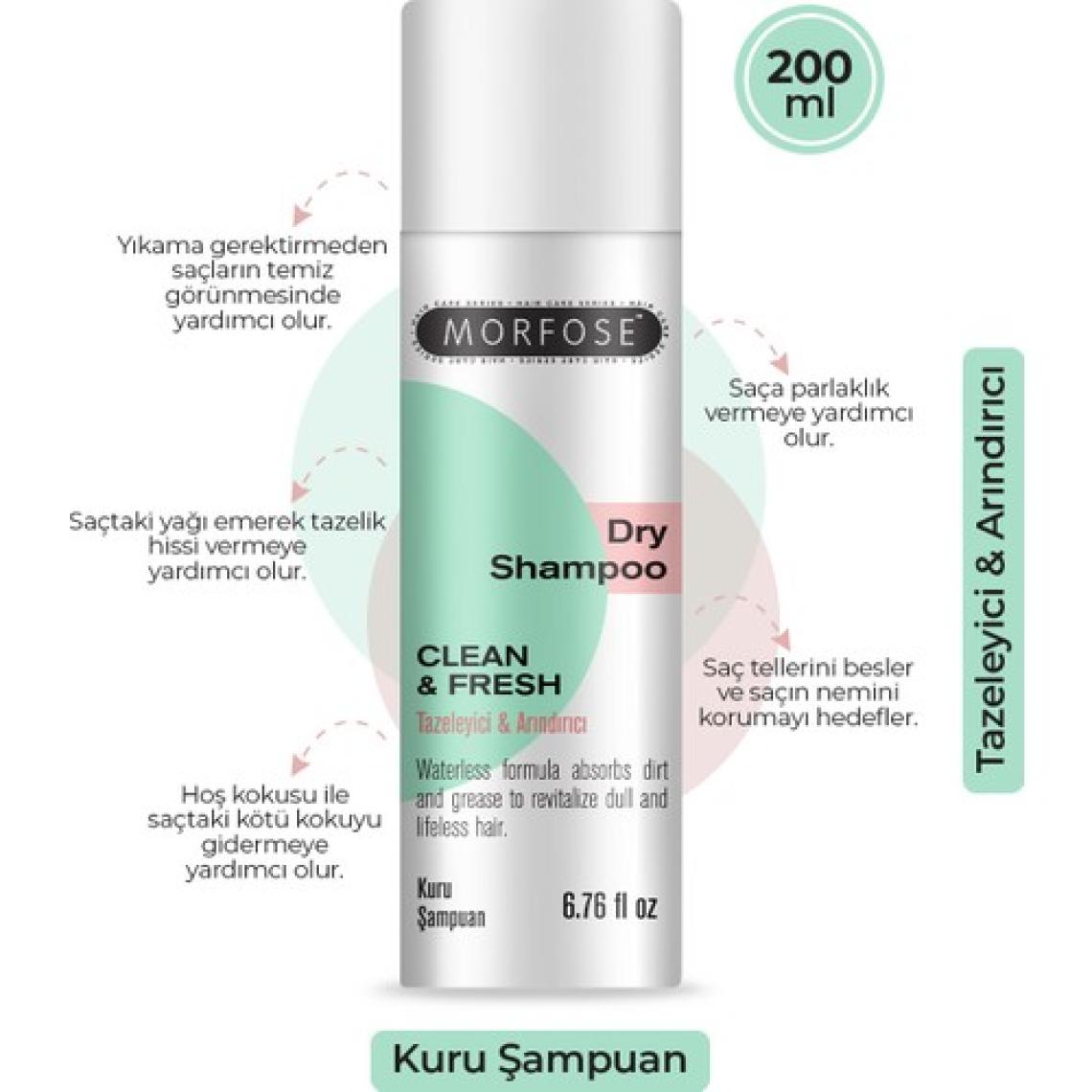 Morfose Tazeleyici & Arındırıcı Kuru Şampuan 200 ml