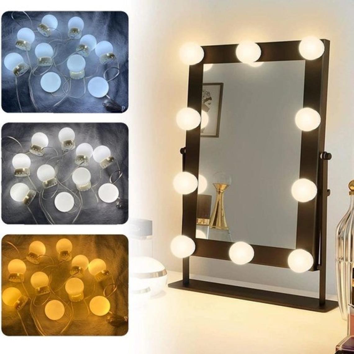 Technosmart 10 Ledli Usb'li Hollywood Tarz Makyaj Aynası Lambası