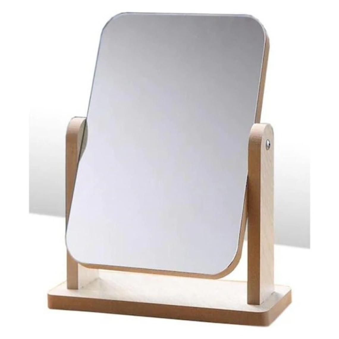 Hubstein El Aynası Masa Aynası Makyaj Aynası Ayarlanabilir Kare Makeup Mirror 18CM