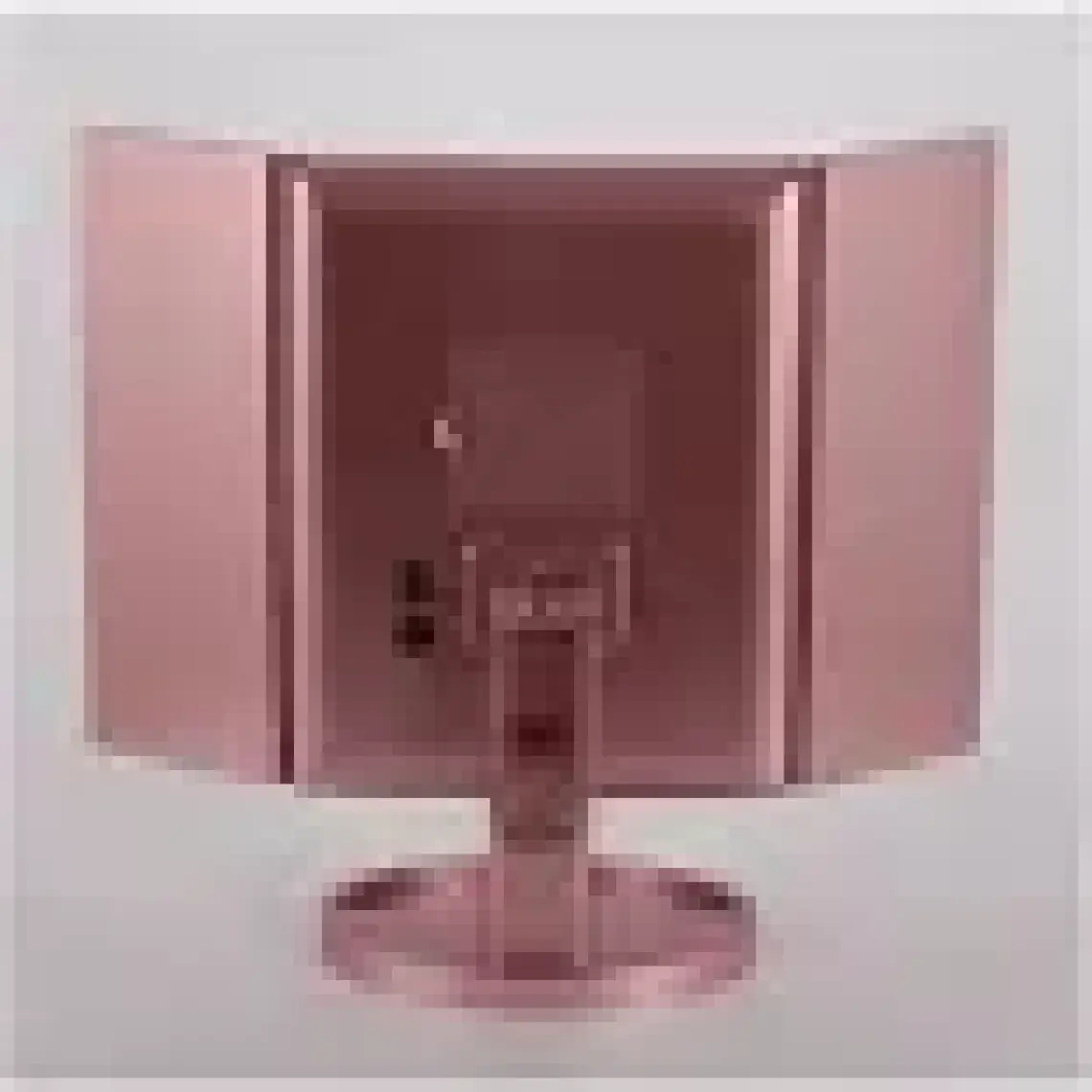 Land Of Myth - 1X-2X-3X-10X  Büyütmeli 37 LED Işıklı Makyaj Aynası, 3 Panel, Katlanabilir, Dokunmatik Sensörlü