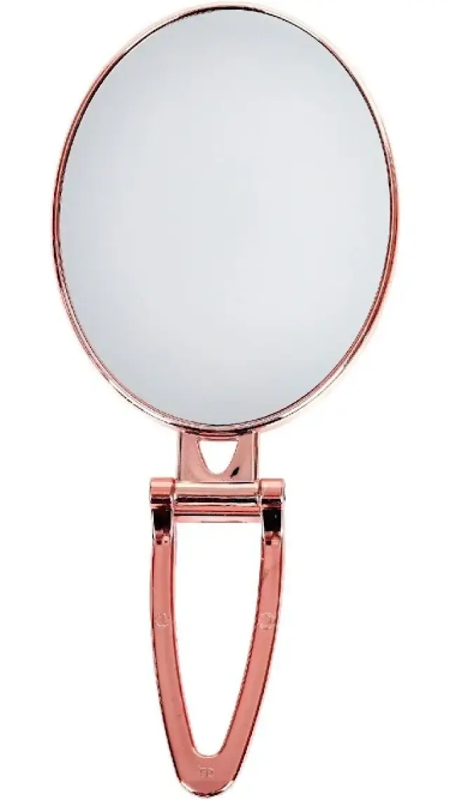 Bella House K-5174 Çift Yönlü Oval Gold Makyaj Aynası