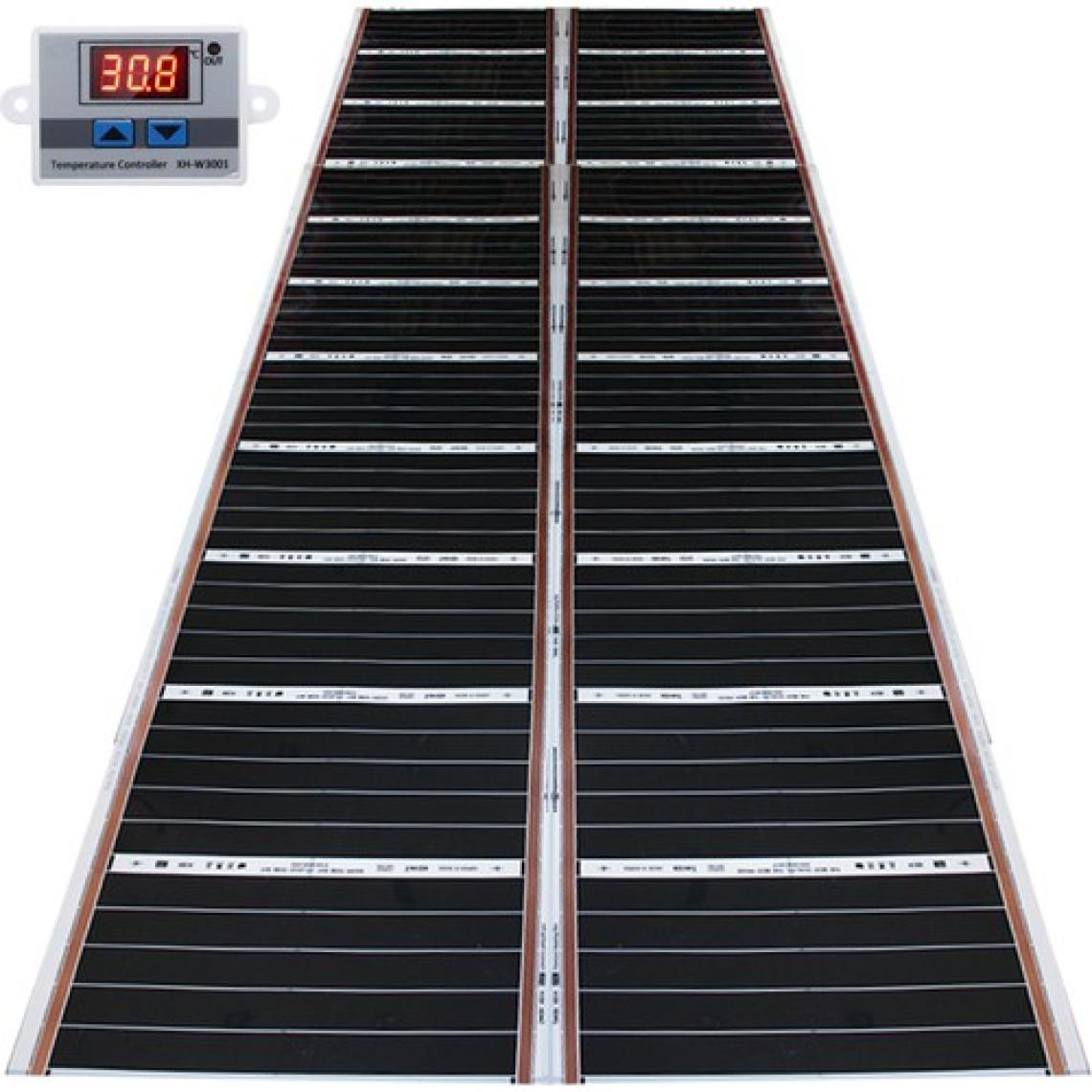 Rexva Xica Ptc-306 Ptc Isı Teknolojili Dijital Termostatlı Halı Altı Karbon Isıtıcı Film - 120 x 275 cm