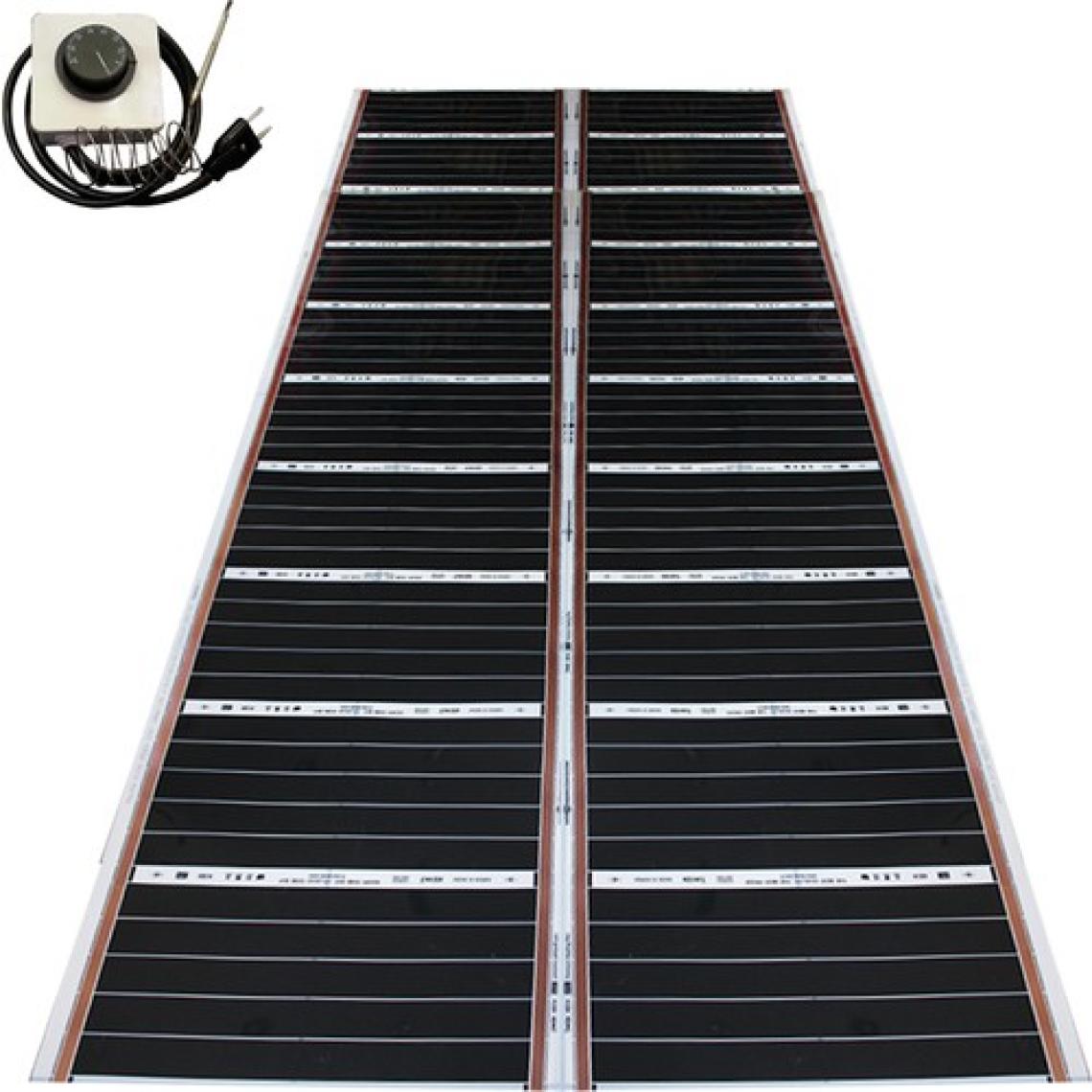Rexva Xica Ptc-306 Ptc Isı Teknolojili Analog Gazlı Termostatlı Halı Altı Karbon Isıtıcı Film - 120 x 250 cm