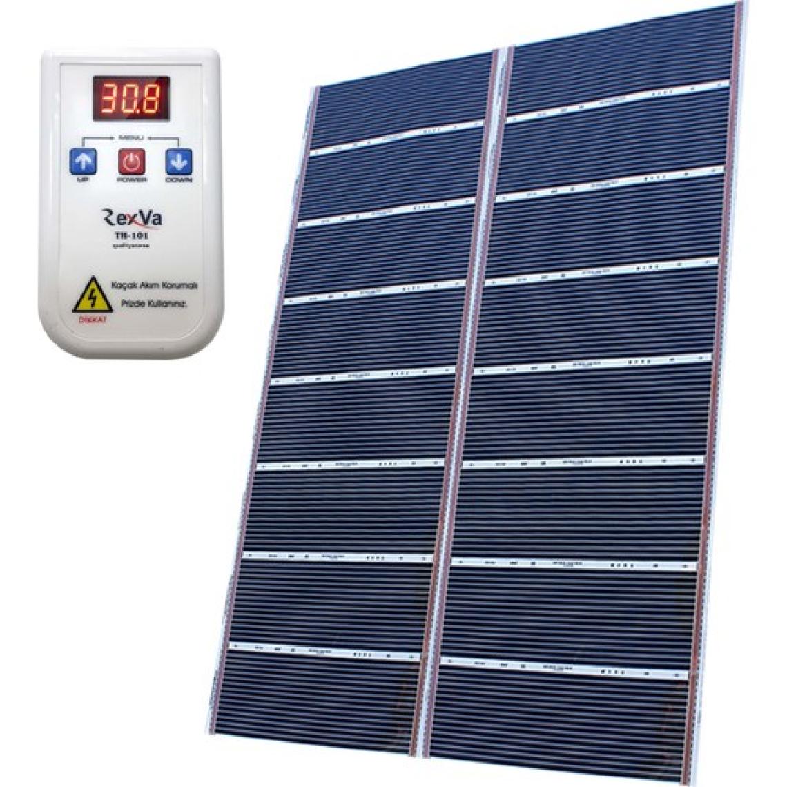 Multiteknik Halı Altı Isıtıcı Dijital Termostatlı 3M Problu Rexva Bağlantı Termostat - 160 x 275 Cm