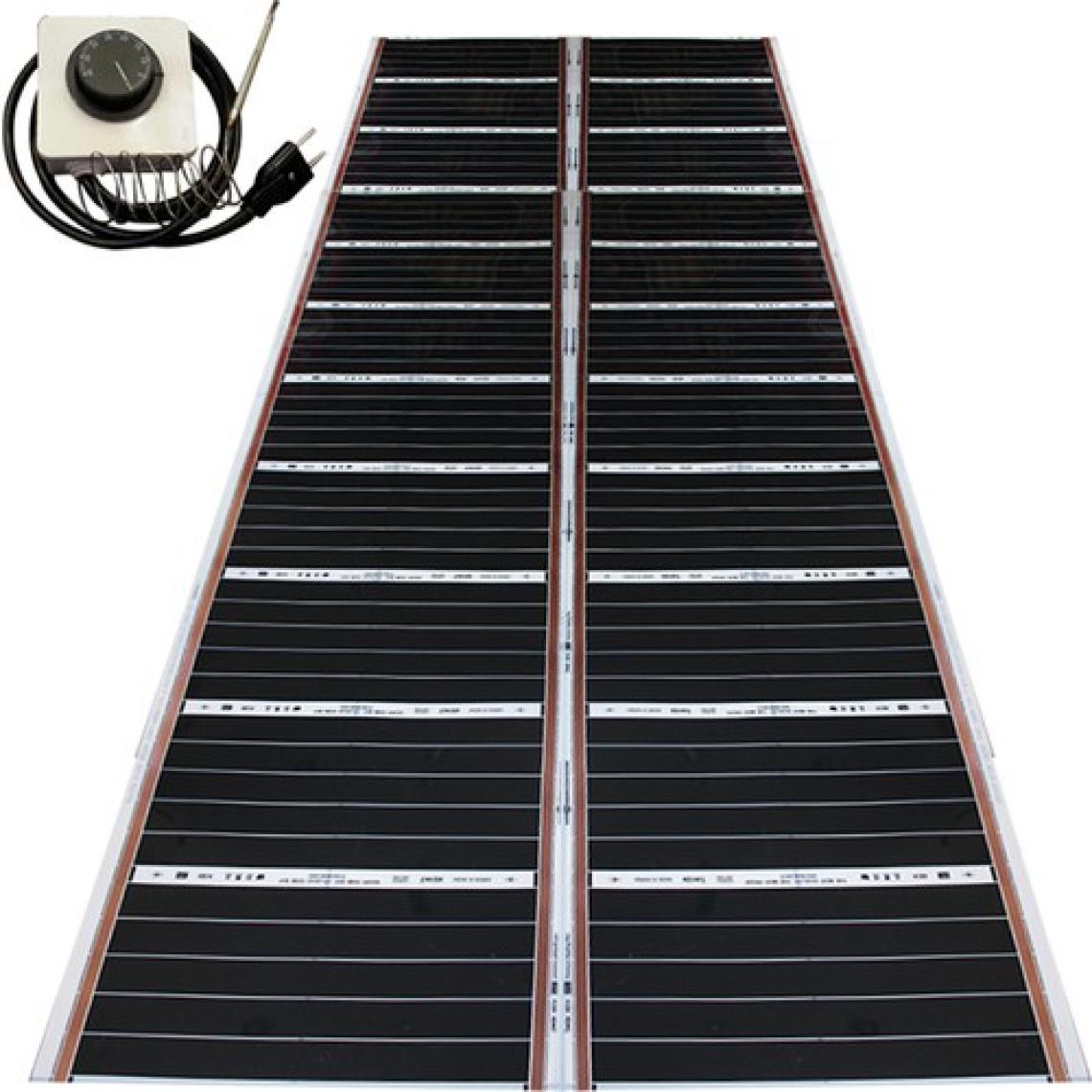 Rexva Xica Ptc-306 Ptc Isı Teknolojili Analog Gazlı Termostatlı Halı Altı Karbon Isıtıcı Film - 120 x 275 cm