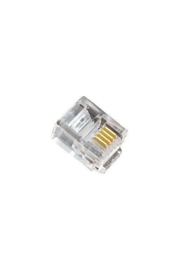 Platoon PNT034 Rj 11 4 Pin Telefon Jak Konnektör 6P4C 100 Adet