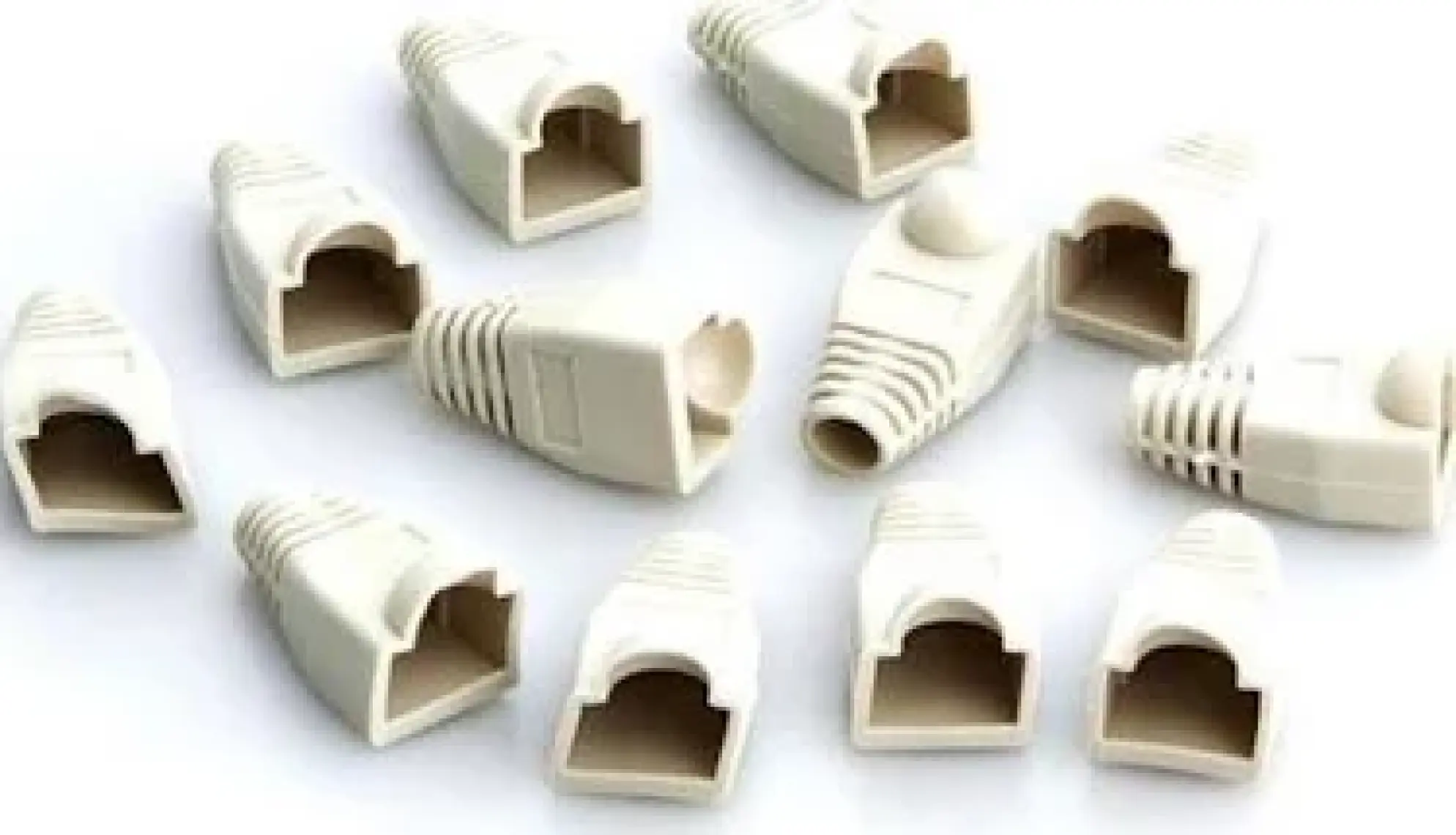 S-link SL-RJ40 RJ45 25 Li Paket Beyaz Jack Kılıfı