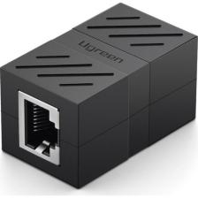 Ugreen RJ45 Cat6 Cat7 Cat8 Ethernet Kablo Uzatma Aparatı Siyah