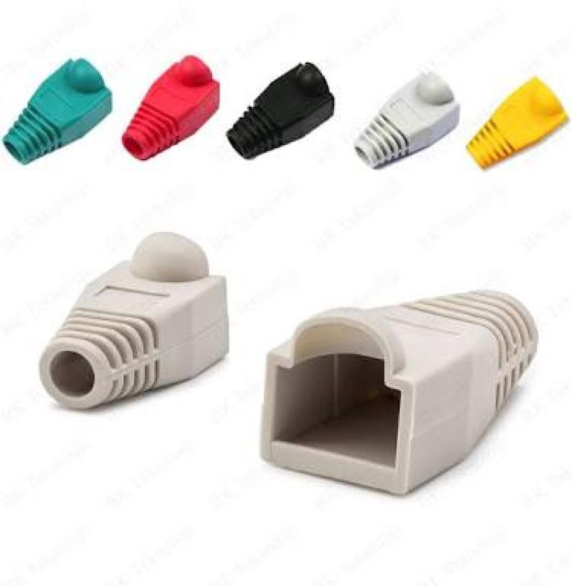 BK Teknoloji RJ45 Cat5 Cat6 Renkli Koruyucu Kılıf - 25 Adet Papuç